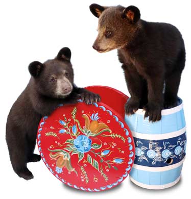 Darla and Hildie bear cubs